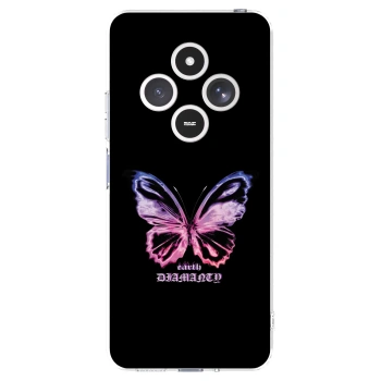 Picasee Xiaomi Redmi 14C Hülle - Transparentes Silikon - Diamanty Purple