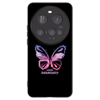 Picasee Xiaomi 15 Ultra Hülle - Schwarzes Silikon - Diamanty Purple