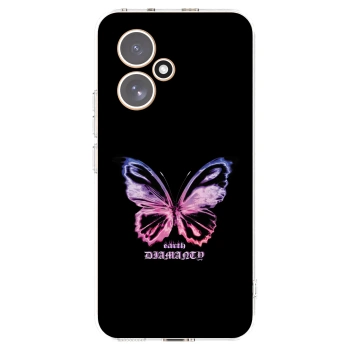Picasee Honor 400 5G Hülle - Transparentes Silikon - Diamanty Purple