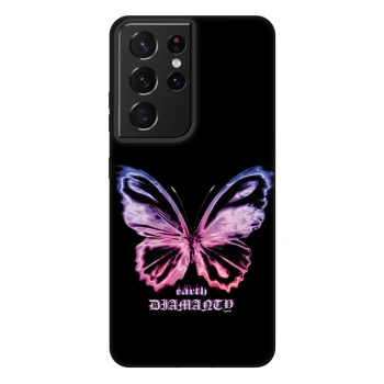 Hülle für Samsung Galaxy S21 Ultra 5G G998B - Diamanty Purple