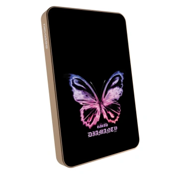 Powerbank mit MagSafe 5 000 mAh Golden - Diamanty Purple