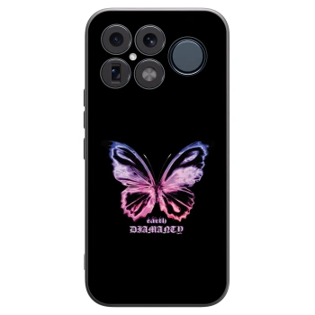 Picasee Xiaomi Poco F8 Ultra Hülle - Schwarzes Silikon - Diamanty Purple