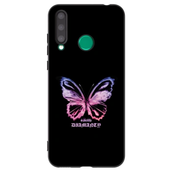 Picasee Honor 20 Lite Hülle - Schwarzes Silikon - Diamanty Purple