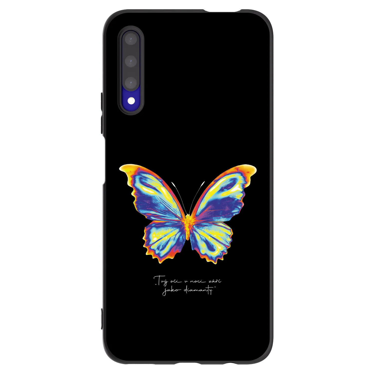 Picasee Honor 9X Pro Hülle - Schwarzes Silikon - Diamanty Black