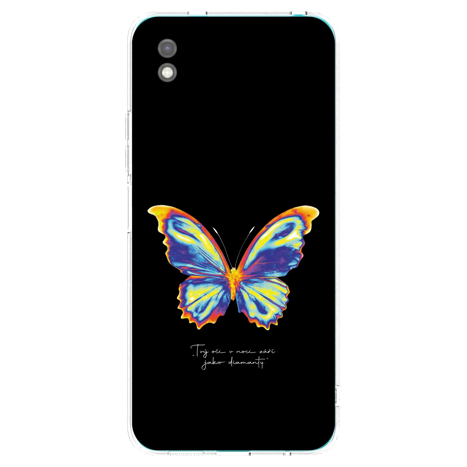 Picasee Xiaomi Redmi 9A Hülle - Schwarzes Silikon - Diamanty Black