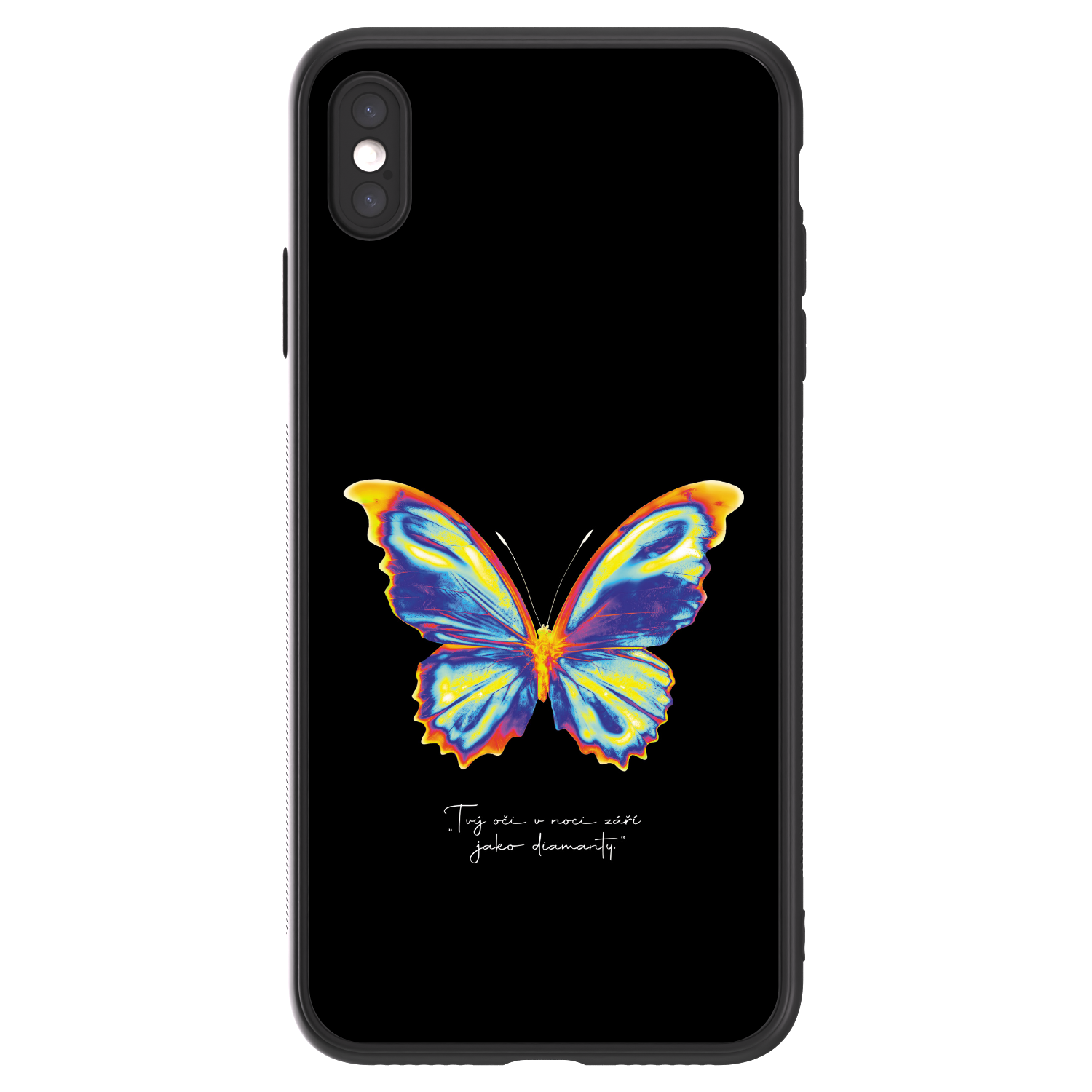 Picasee ULTIMATE CASE für Apple iPhone XS Max - Diamanty Black
