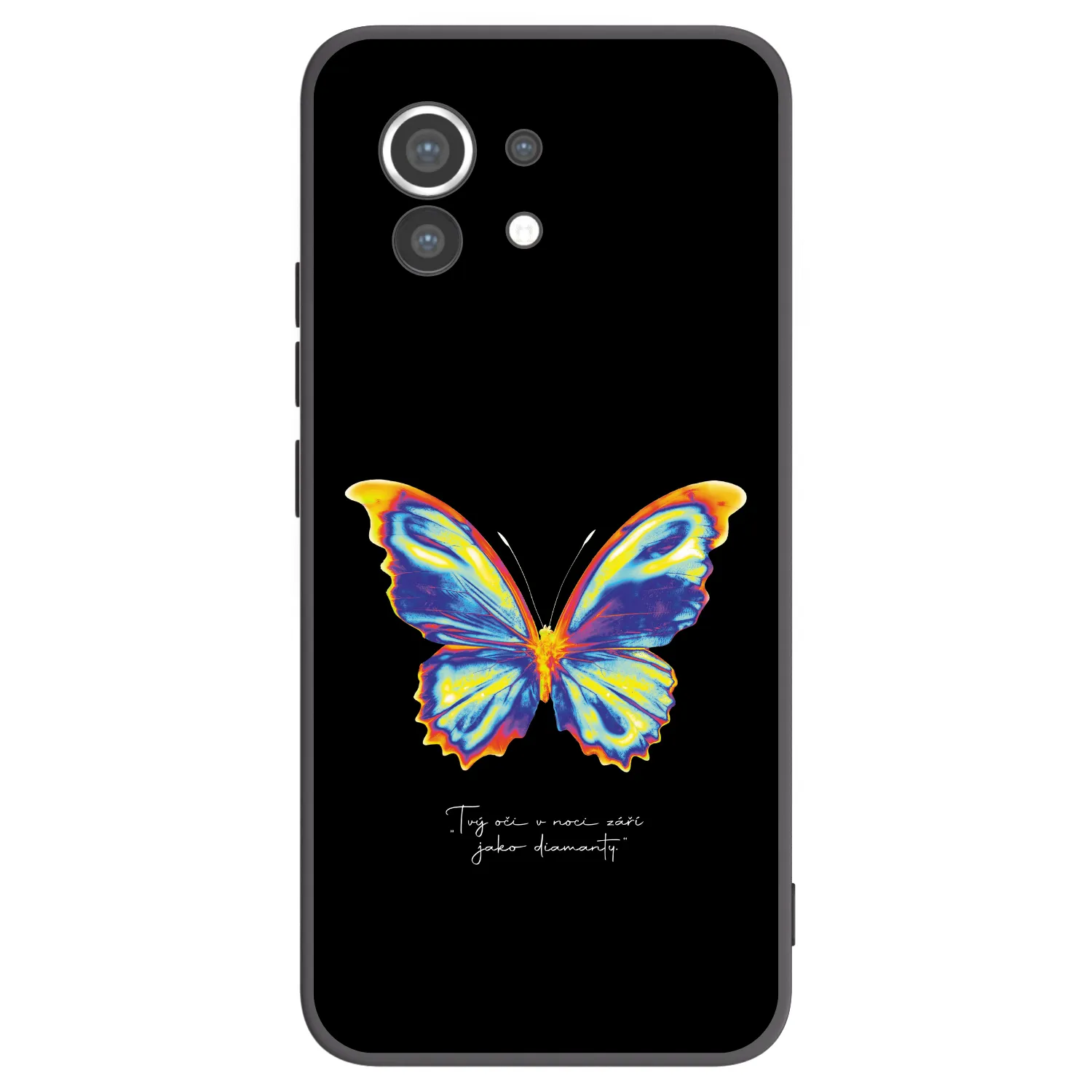 Picasee Xiaomi Mi 11 Hülle - Schwarzes Silikon - Diamanty Black