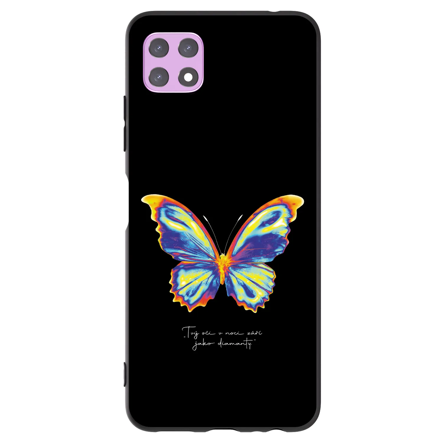 Picasee Samsung Galaxy A22 A226B 5G Hülle - Schwarzes Silikon - Diamanty Black