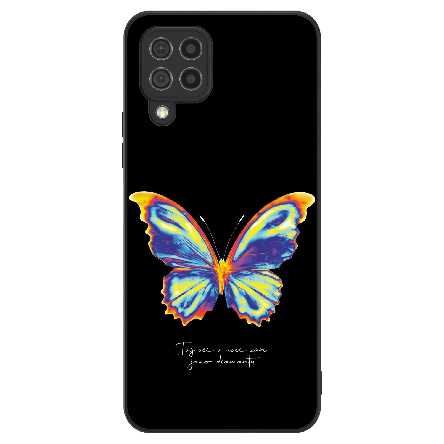 Picasee ULTIMATE CASE für Samsung Galaxy A22 A225F 4G - Diamanty Black