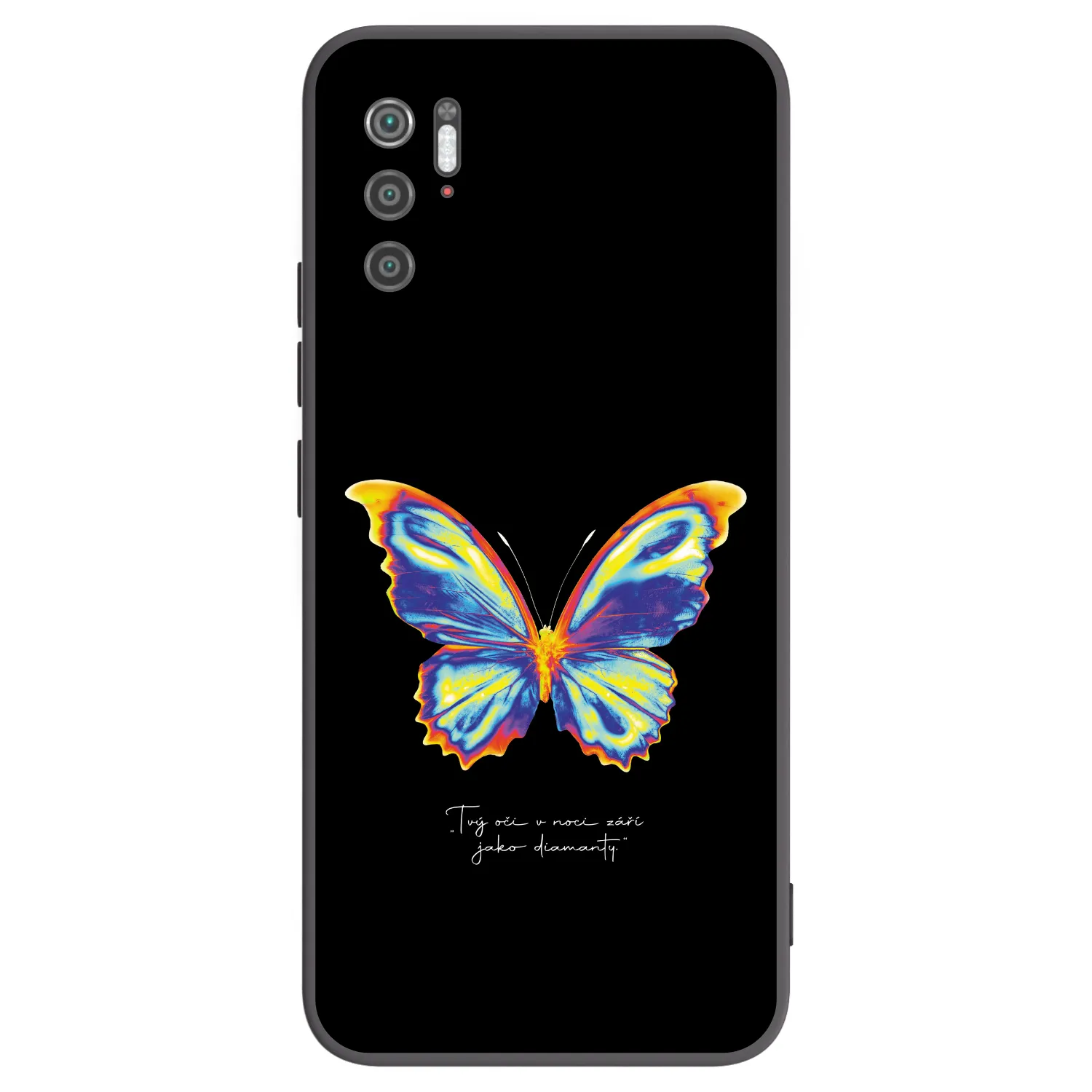 Picasee Xiaomi Poco M3 Pro 5G Hülle - Schwarzes Silikon - Diamanty Black
