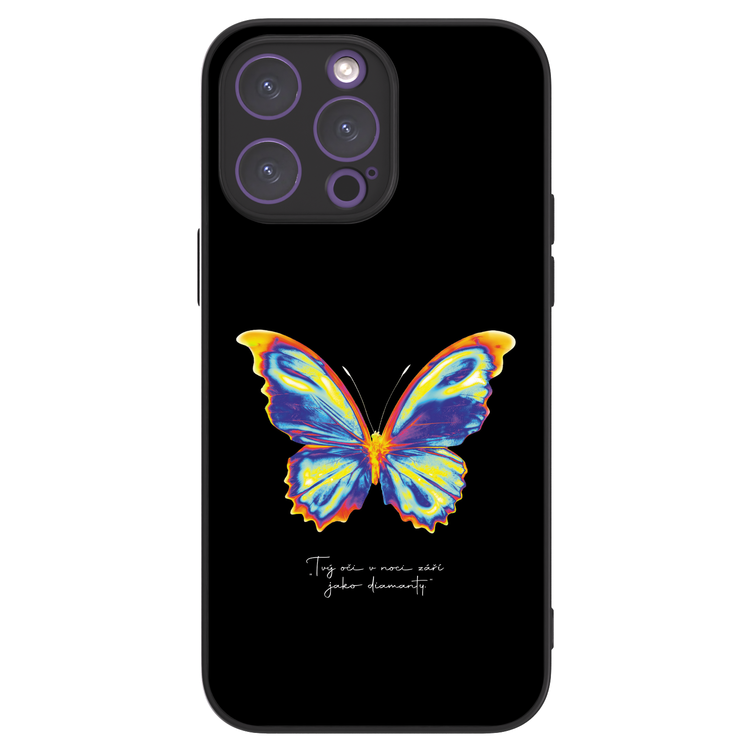Picasee ULTIMATE CASE für Apple iPhone 14 Pro Max - Diamanty Black
