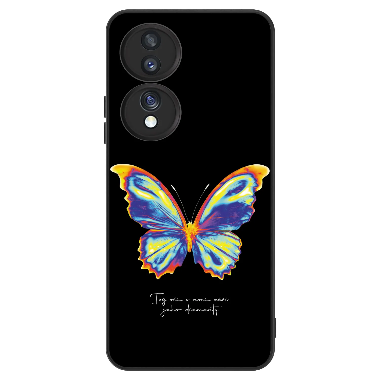 Picasee ULTIMATE CASE für Honor 70 - Diamanty Black