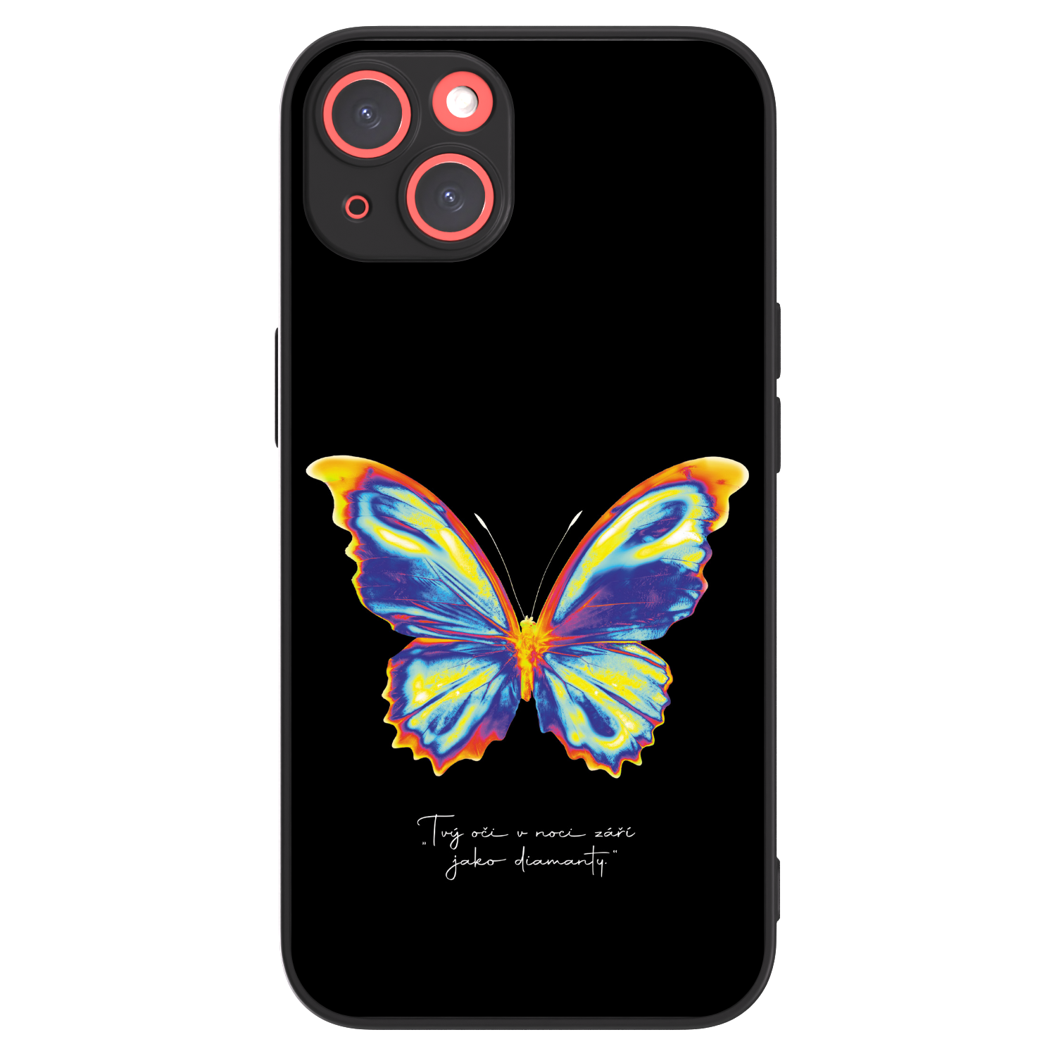 Picasee ULTIMATE CASE MagSafe für Apple iPhone 13 - Diamanty Black