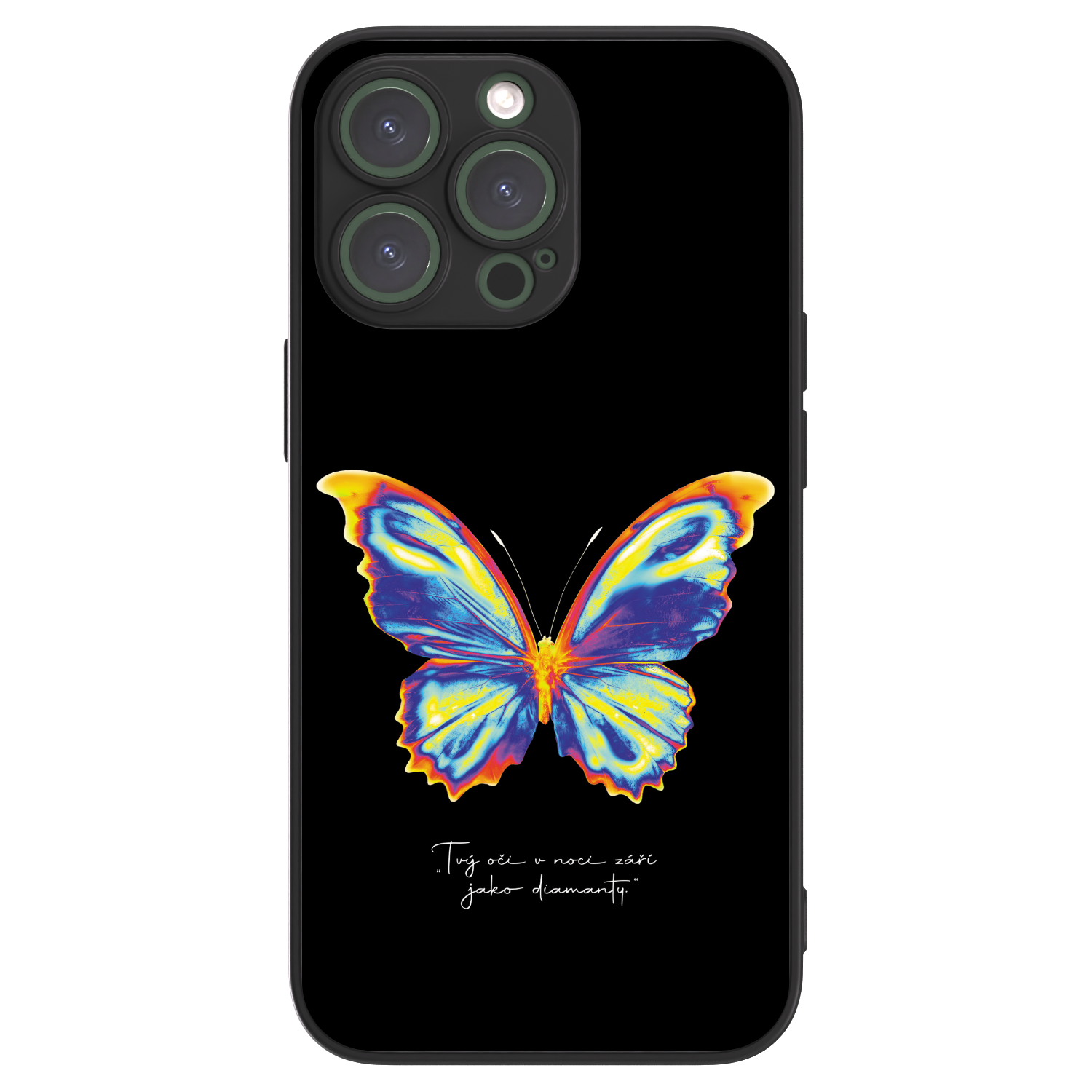 Picasee ULTIMATE CASE MagSafe für Apple iPhone 13 Pro - Diamanty Black
