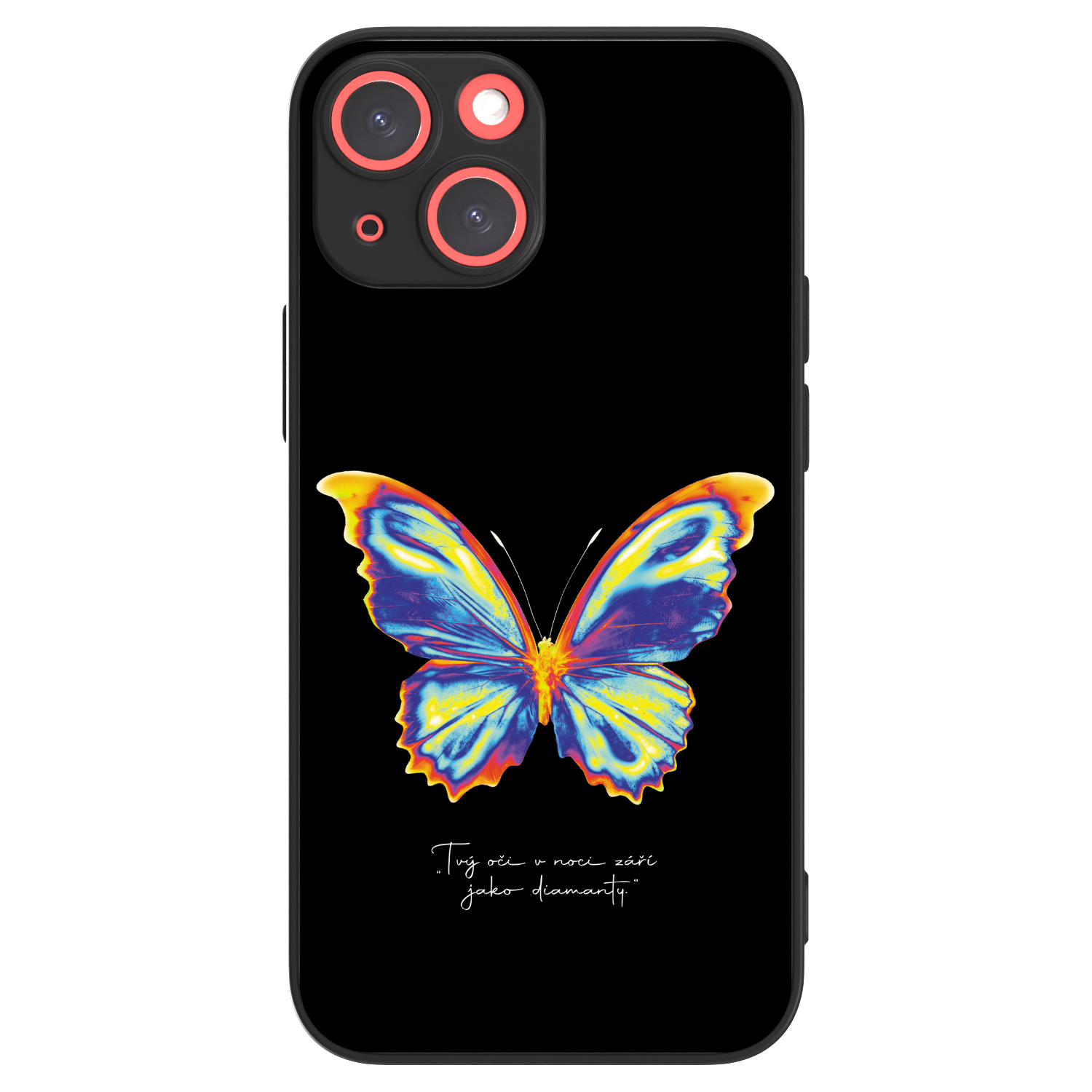 Picasee ULTIMATE CASE MagSafe für Apple iPhone 13 mini - Diamanty Black