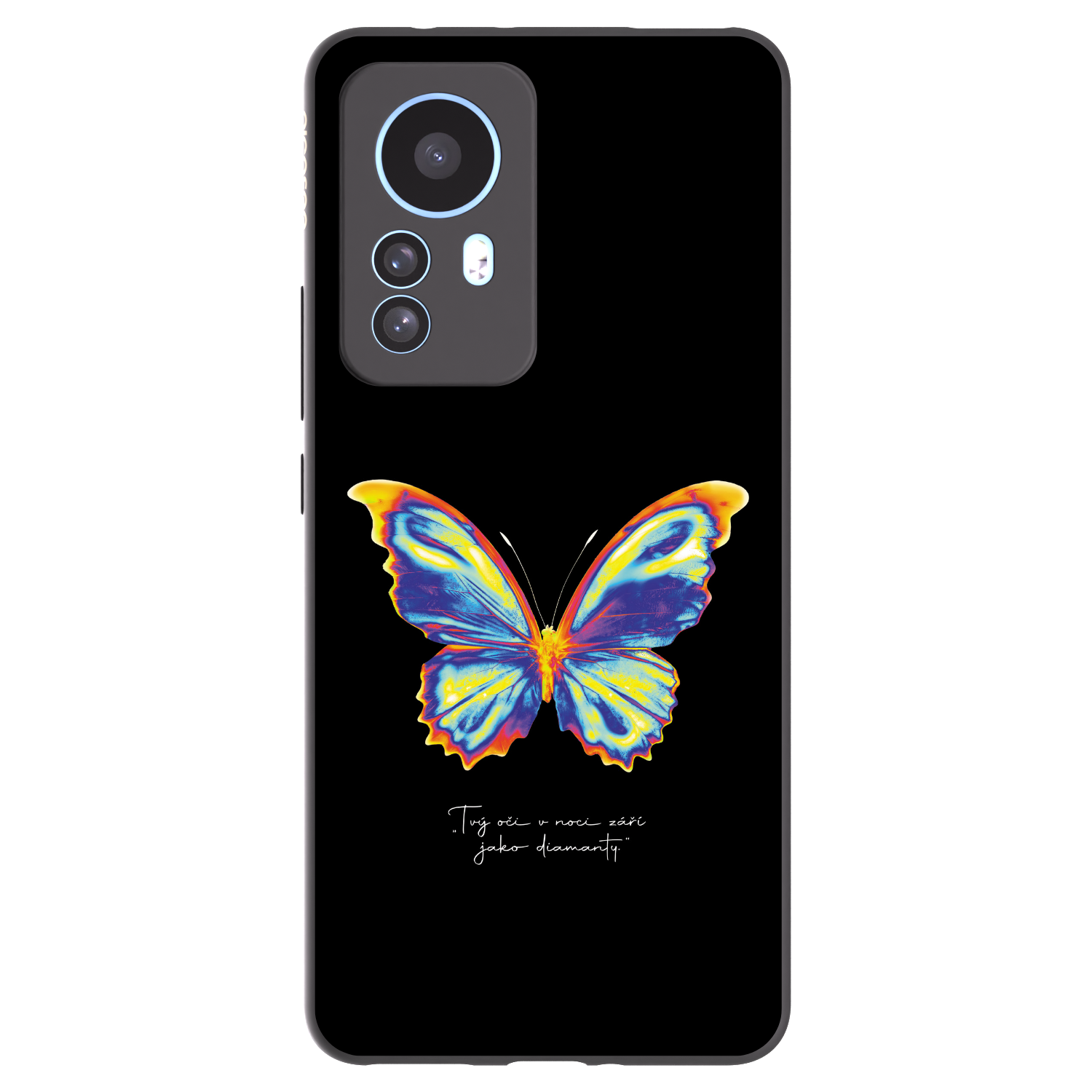 Picasee Xiaomi 12T Hülle - Schwarzes Silikon - Diamanty Black