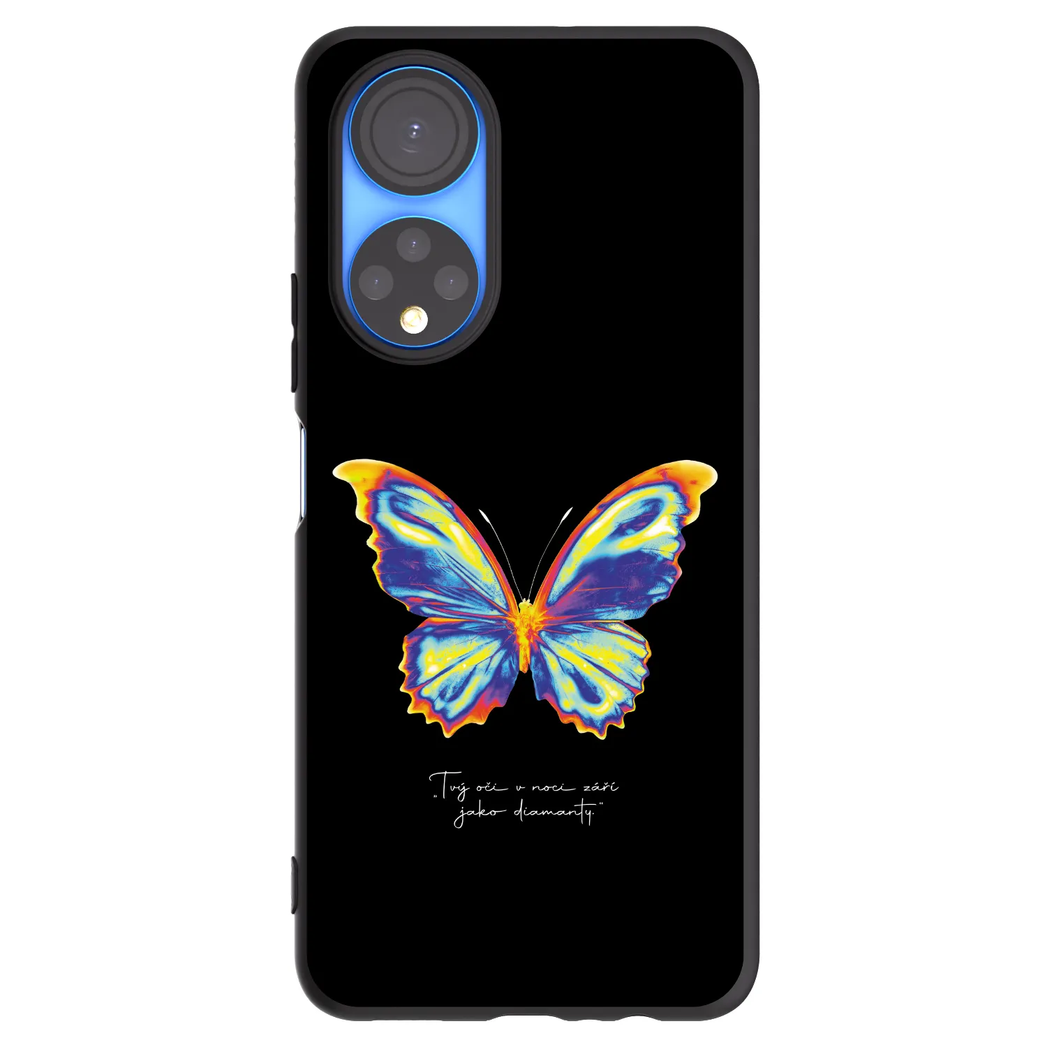 Picasee Honor X7 Hülle - Schwarzes Silikon - Diamanty Black