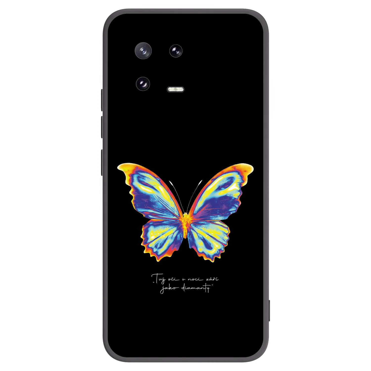 Picasee Xiaomi 13 Pro Hülle - Schwarzes Silikon - Diamanty Black