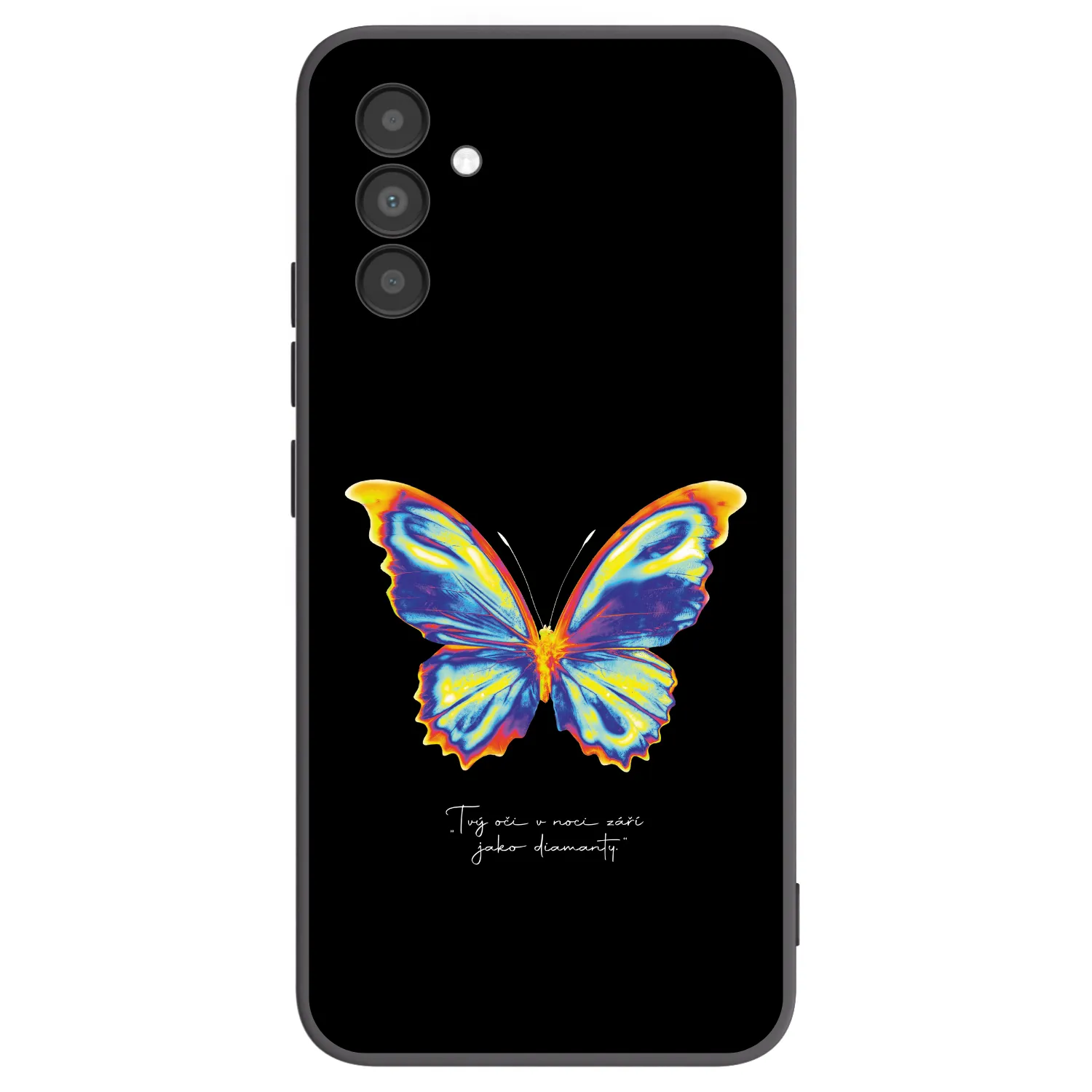 Picasee Samsung Galaxy A04s A047F Hülle - Schwarzes Silikon - Diamanty Black