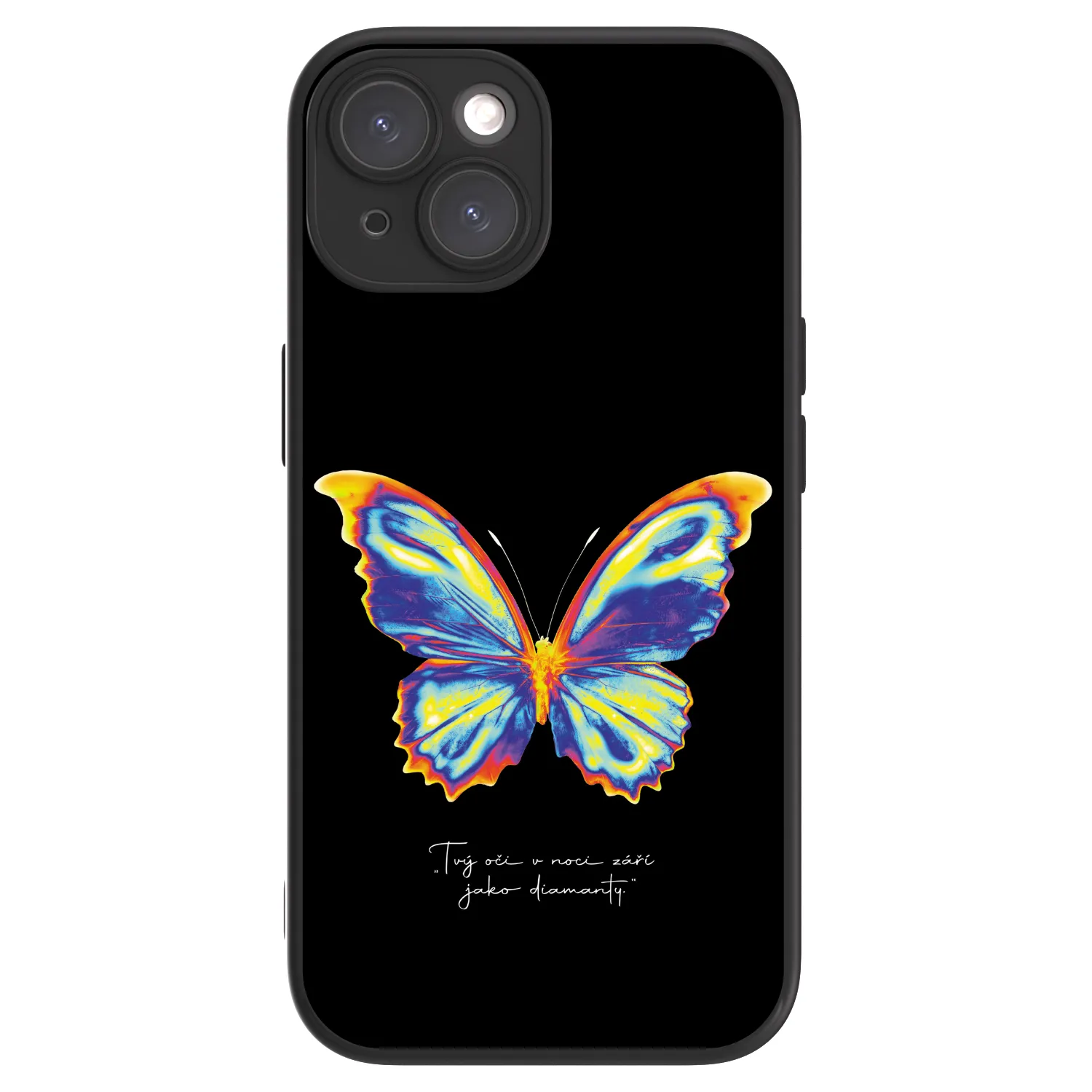 Picasee ULTIMATE CASE MagSafe für Apple iPhone 15 - Diamanty Black