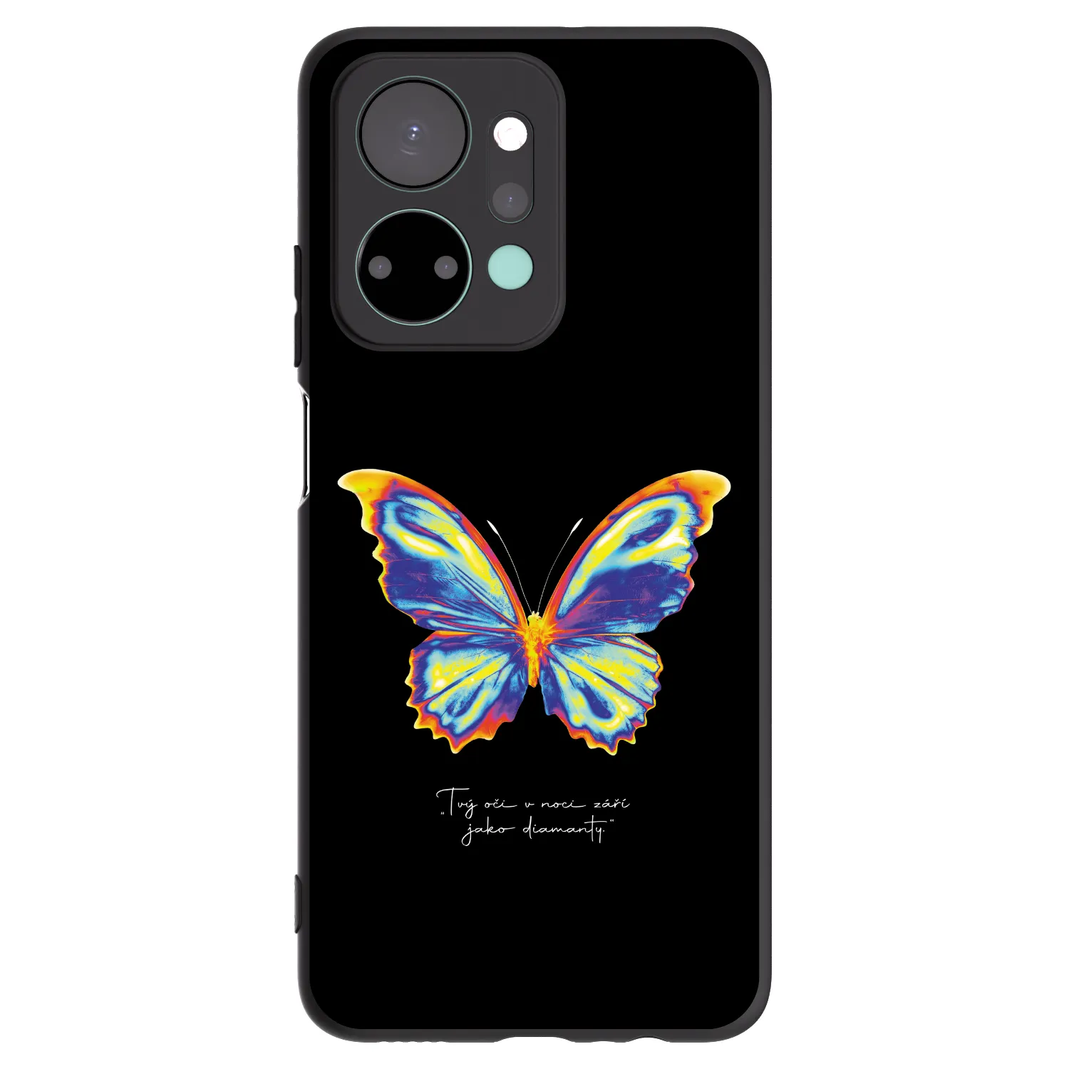 Picasee Honor X7a Hülle - Schwarzes Silikon - Diamanty Black