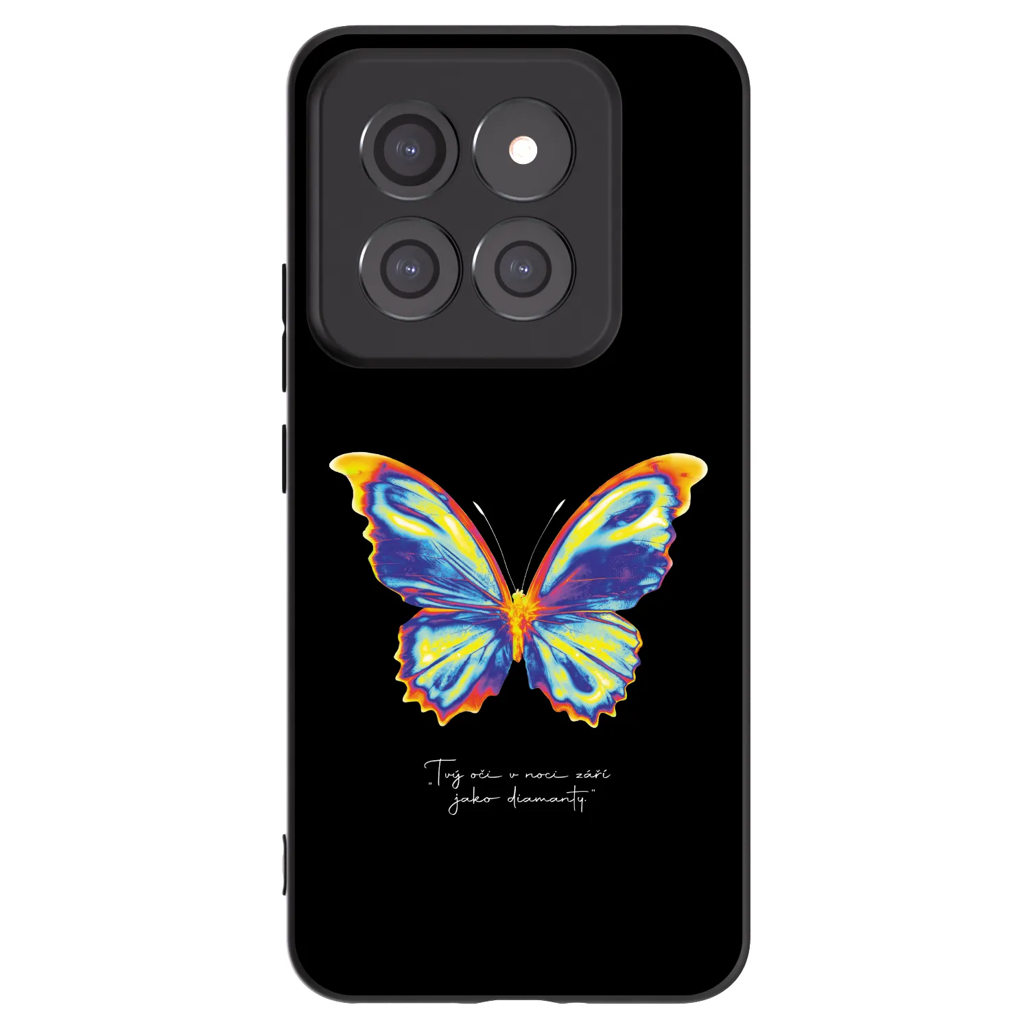Picasee Xiaomi 14 Pro Hülle - Schwarzes Silikon - Diamanty Black