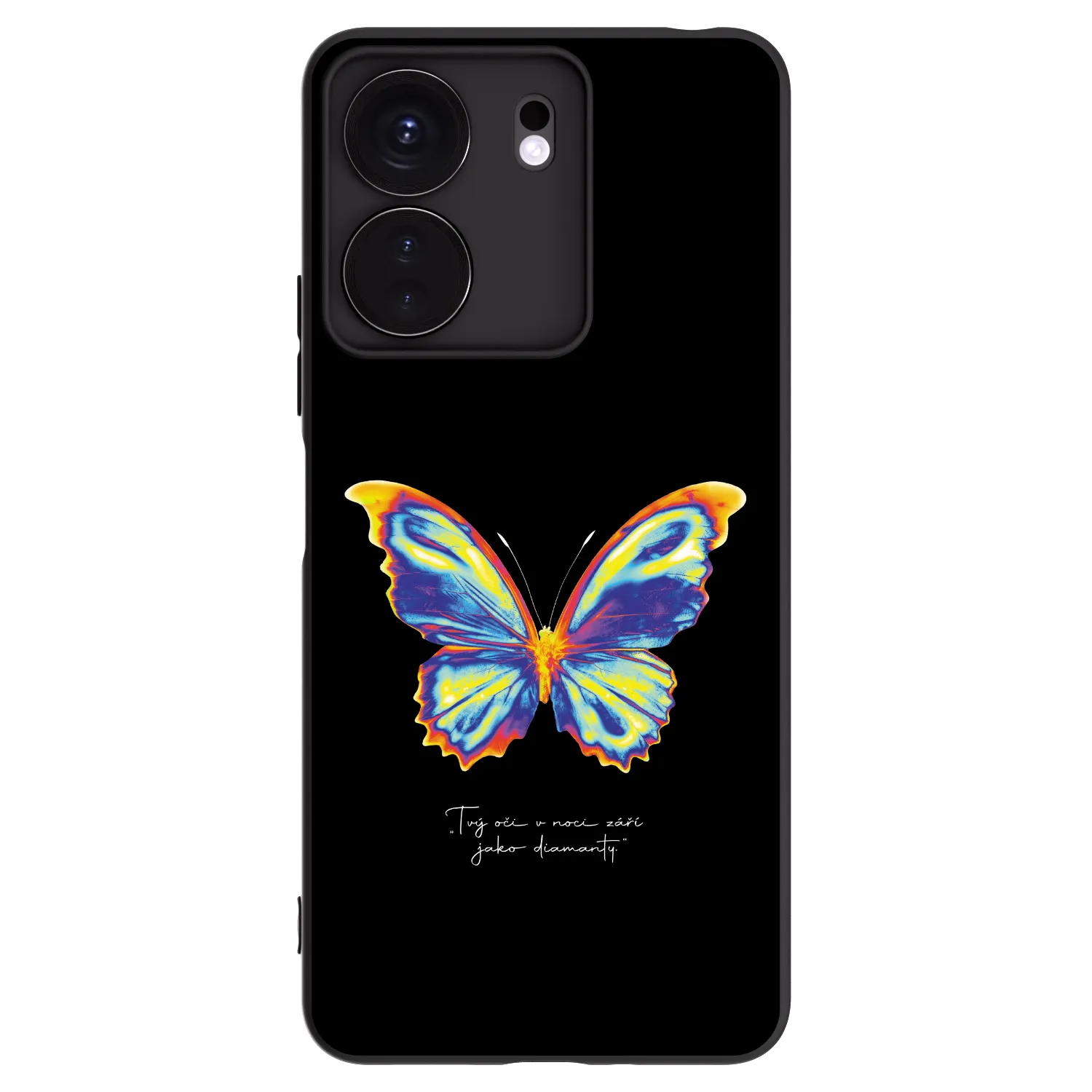 Picasee Xiaomi Redmi 13C 4G Hülle - Schwarzes Silikon - Diamanty Black