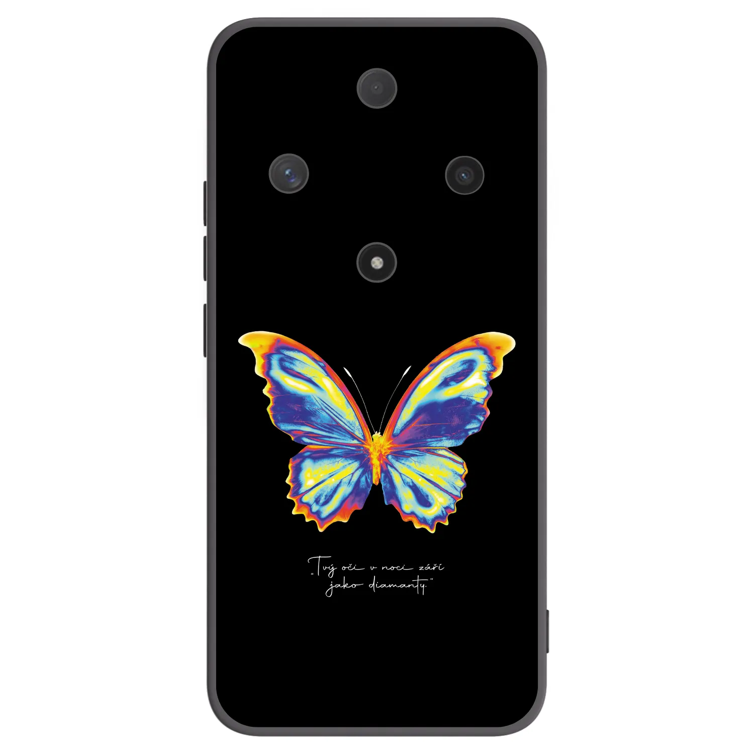 Picasee Honor Magic6 Lite 5G Hülle - Schwarzes Silikon - Diamanty Black