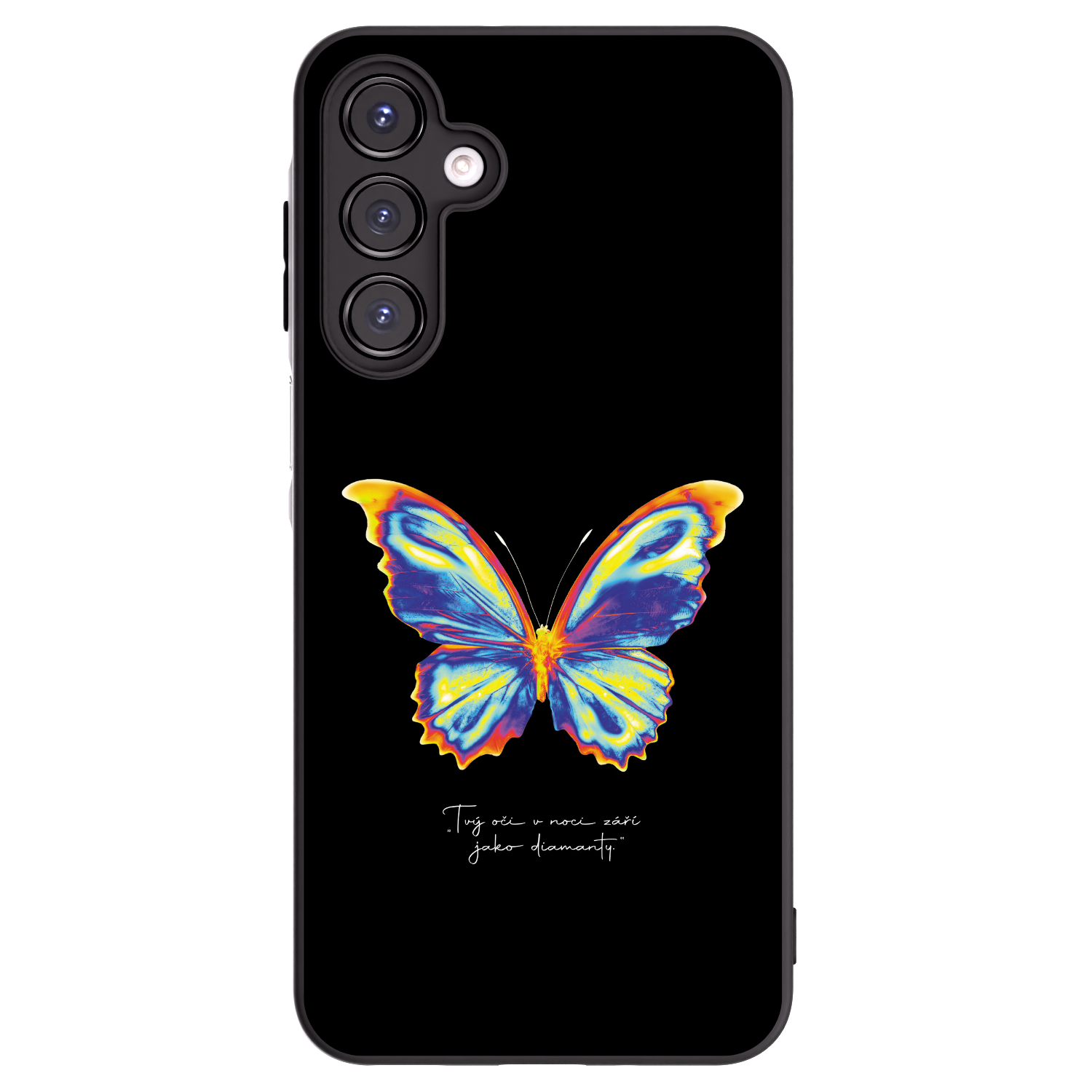 Picasee Samsung Galaxy A16 5G Hülle - Schwarzes Silikon - Diamanty Black