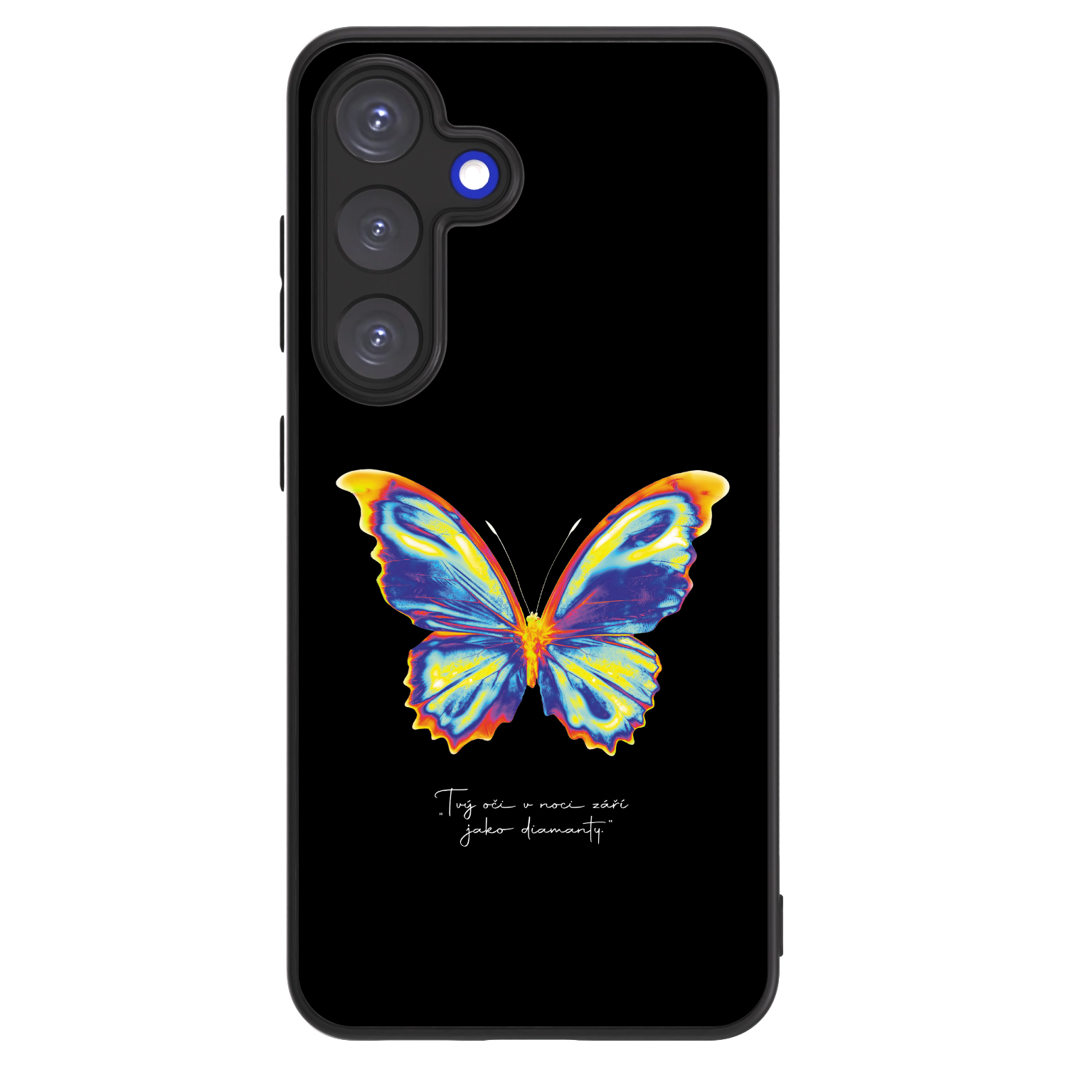 Picasee ULTIMATE CASE PowerShare für Samsung Galaxy S25 5G - Diamanty Black