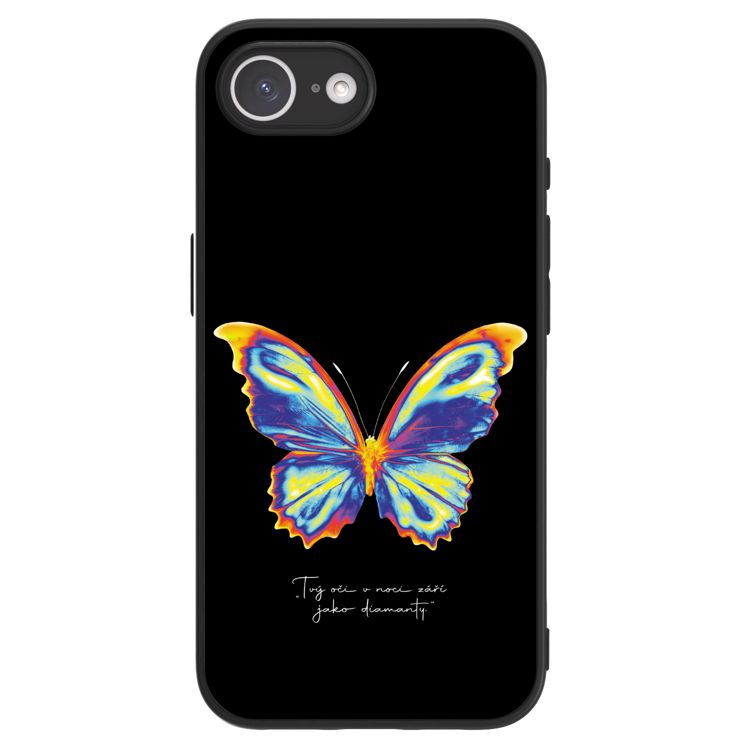 Picasee ULTIMATE CASE MagSafe für Apple iPhone 16e - Diamanty Black