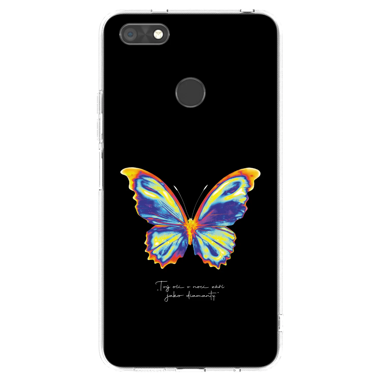 Picasee Huawei P9 Lite Mini Hülle - Transparentes Silikon - Diamanty Black