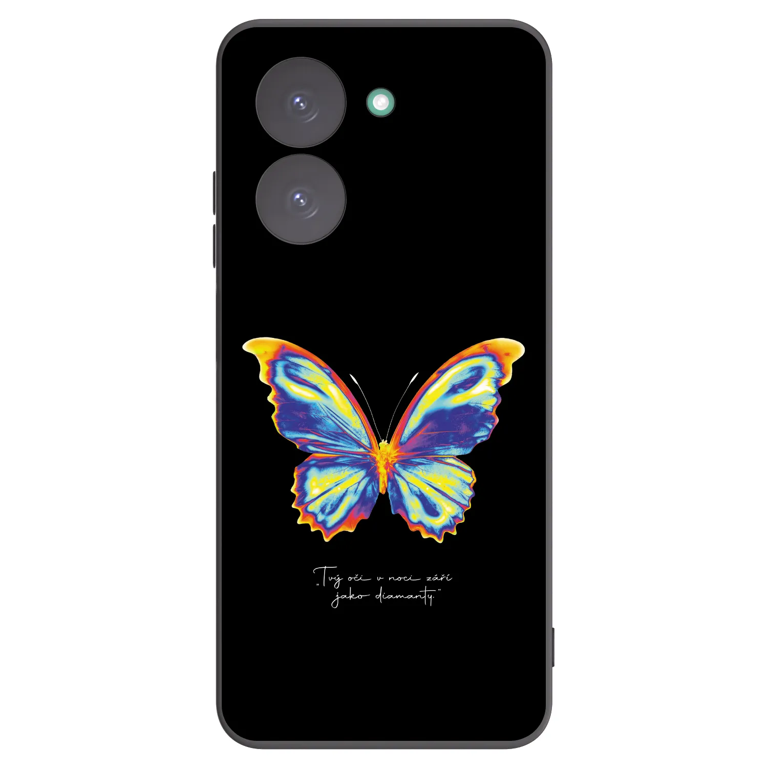 Picasee Xiaomi Redmi A5 Hülle - Schwarzes Silikon - Diamanty Black