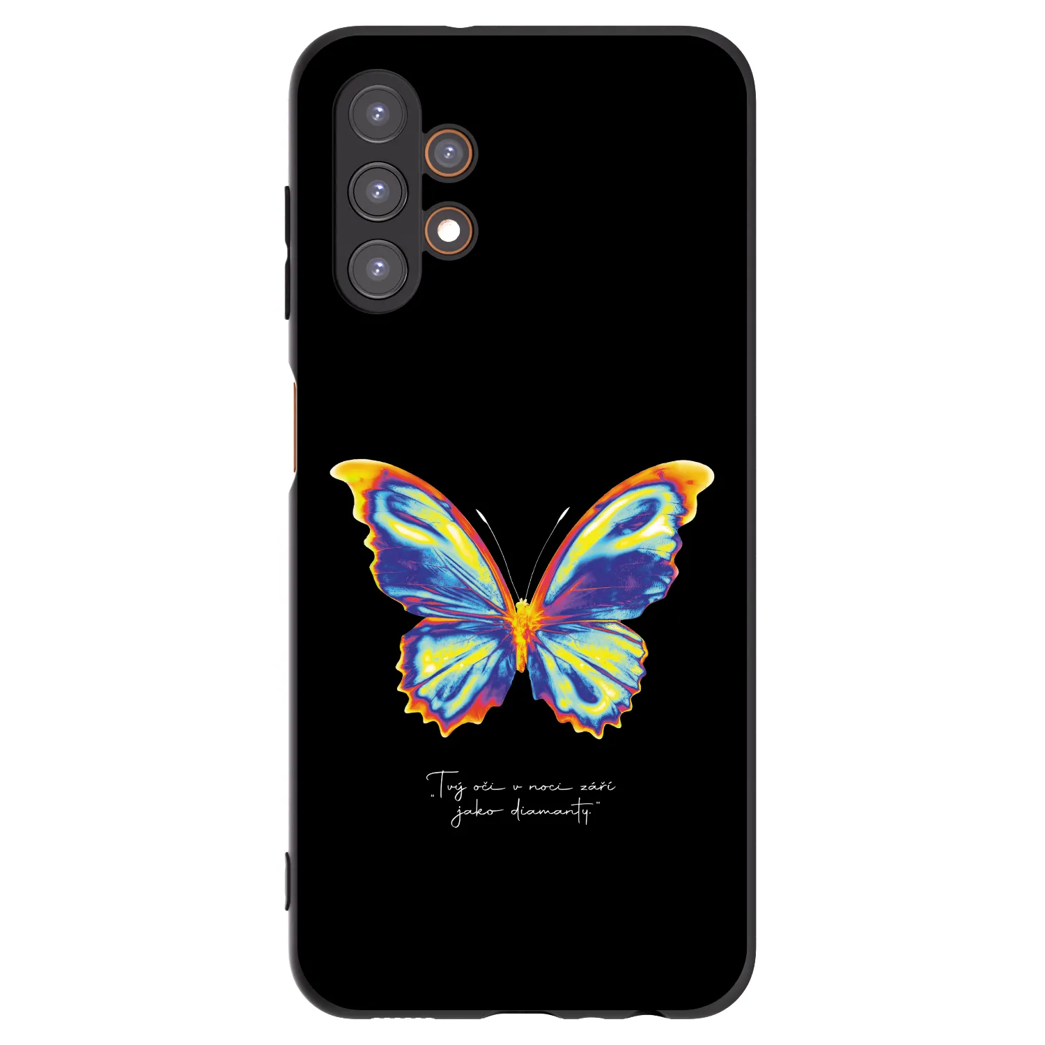 Picasee Samsung Galaxy A13 5G Hülle - Schwarzes Silikon - Diamanty Black