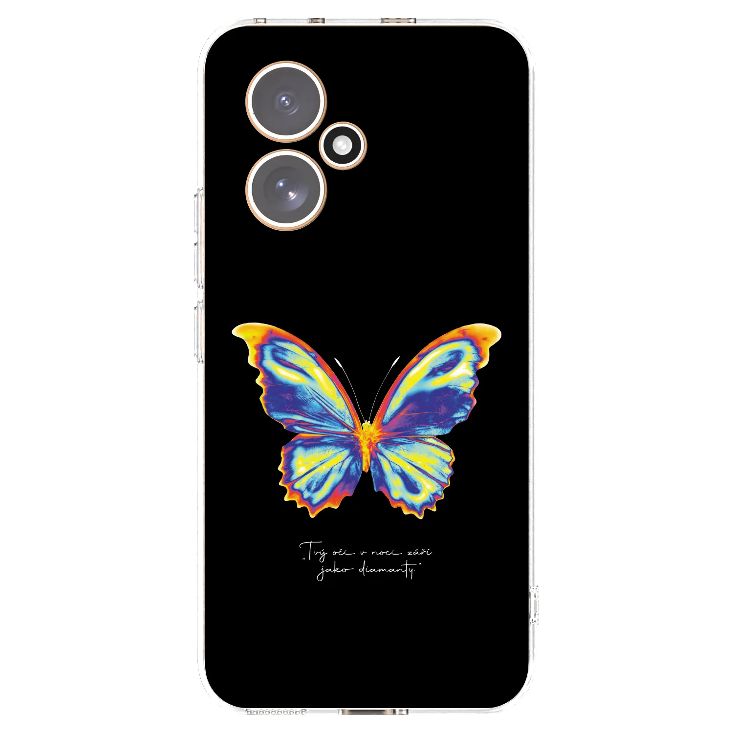 Picasee Honor 400 5G Hülle - Transparentes Silikon - Diamanty Black