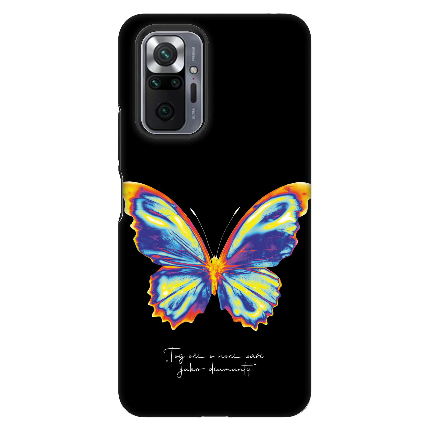 Picasee Fashion Case für Xiaomi Redmi Note 10 Pro - Diamanty Black