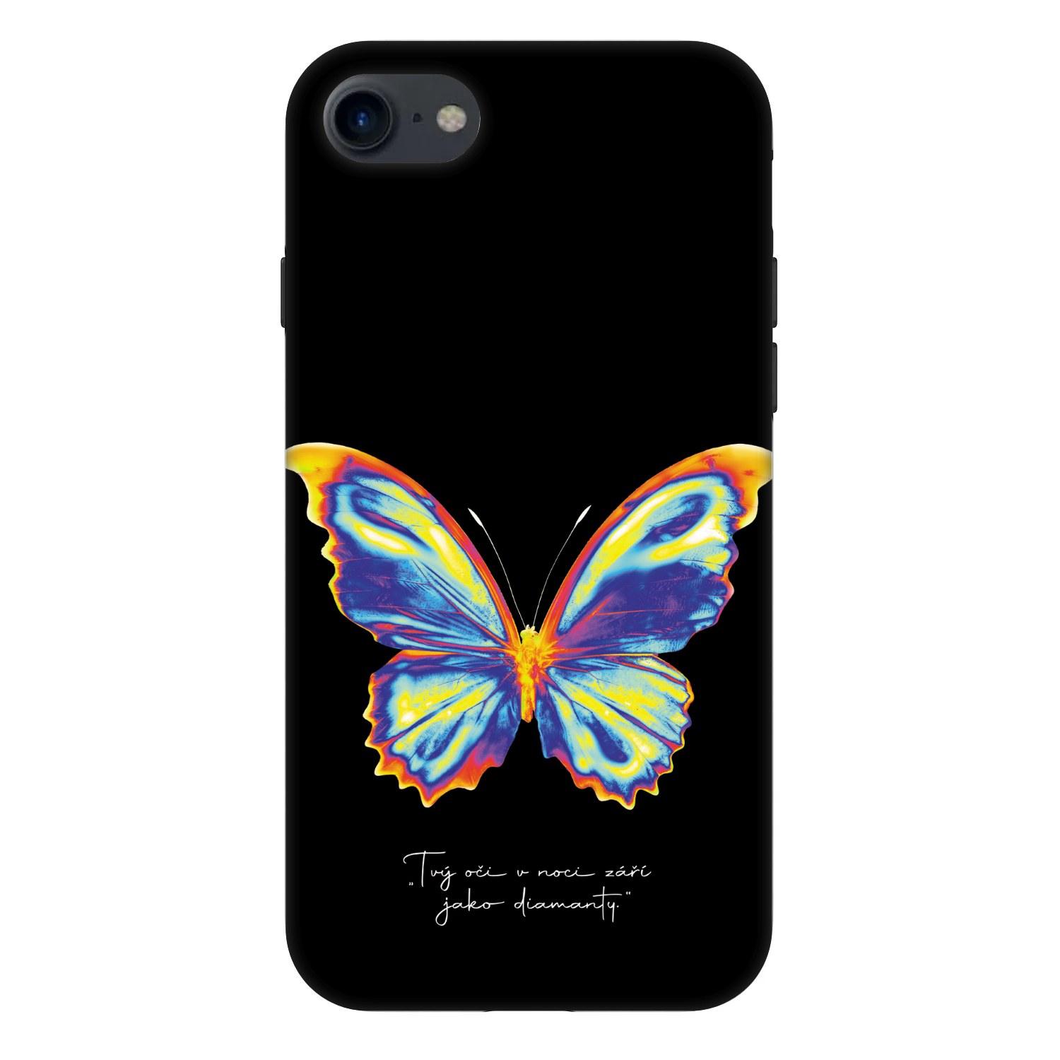 Picasee Fashion Case für Apple iPhone SE 2020 - Diamanty Black
