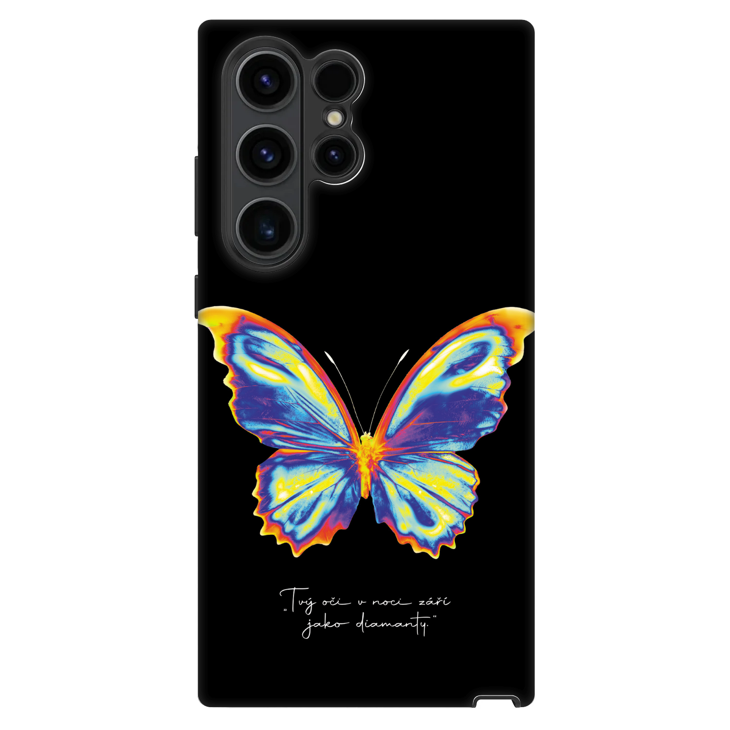 Picasee Fashion Case für Samsung Galaxy S23 Ultra 5G - Diamanty Black