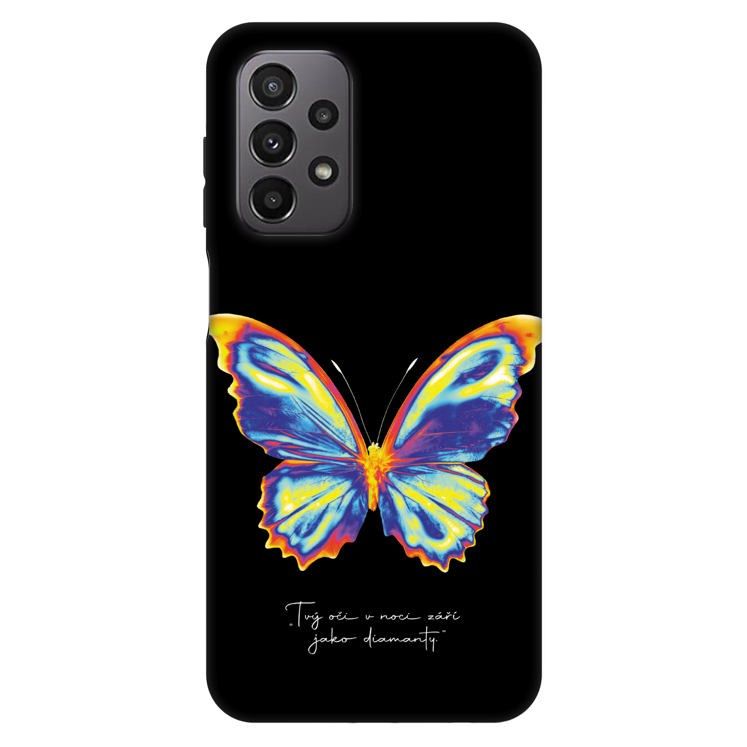 Picasee Fashion Case für Samsung Galaxy A23 A235F 4G - Diamanty Black