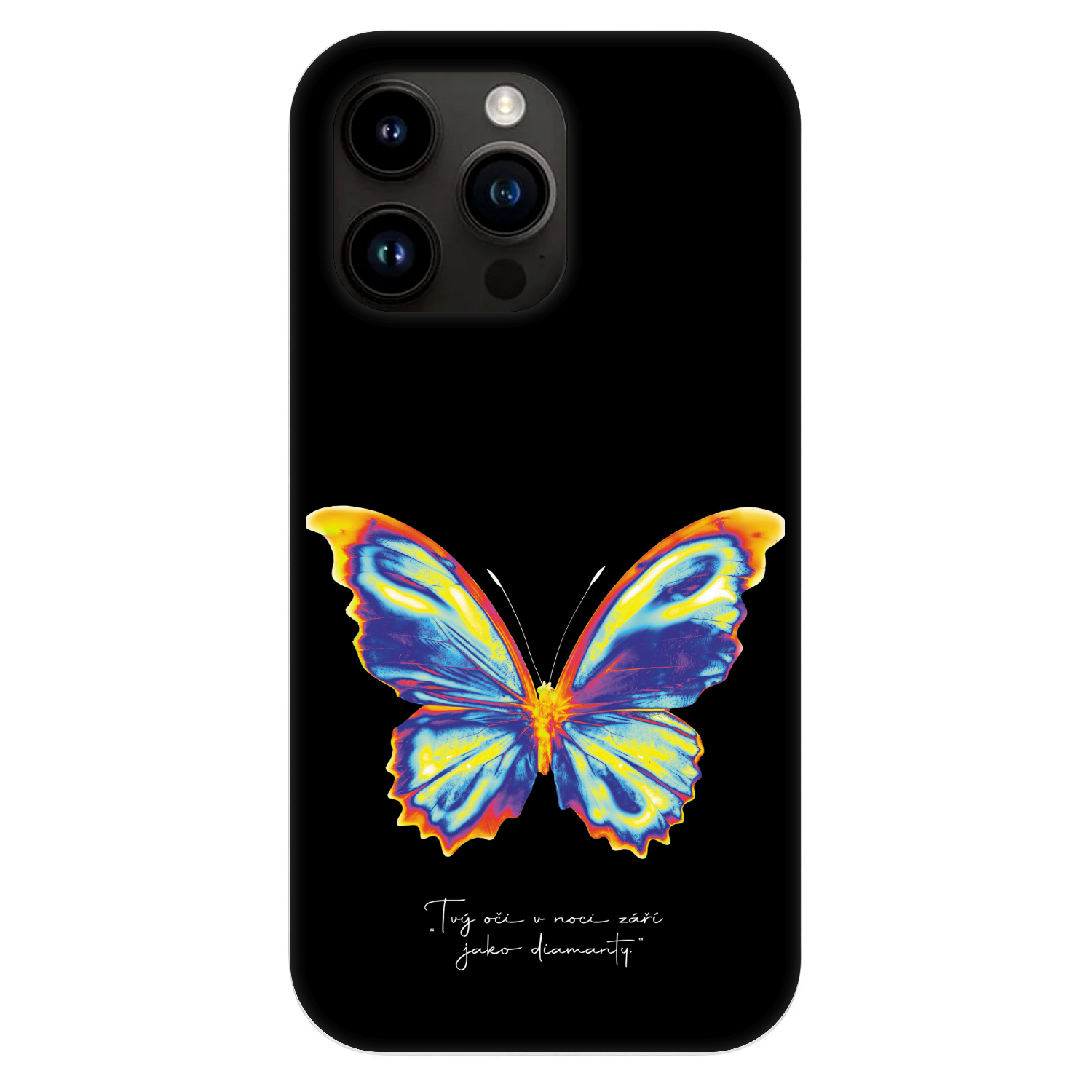 Picasee Fashion Case MagSafe für Apple iPhone 13 Pro - Diamanty Black
