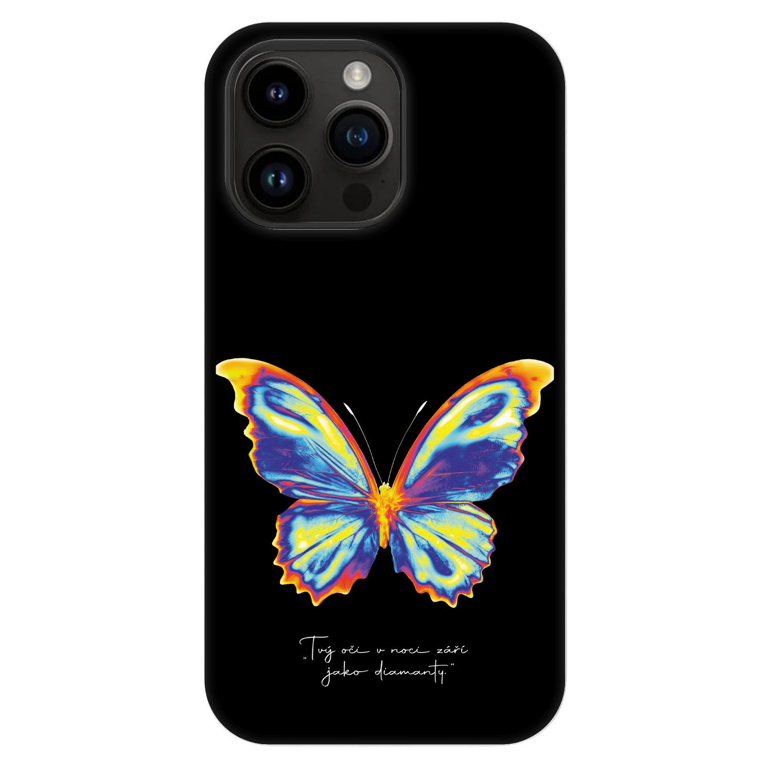 Picasee Fashion Case MagSafe für Apple iPhone 14 Pro Max - Diamanty Black