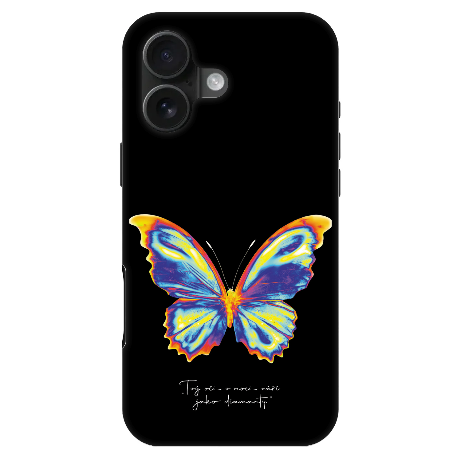 Picasee Fashion Case MagSafe für Apple iPhone 16 - Diamanty Black