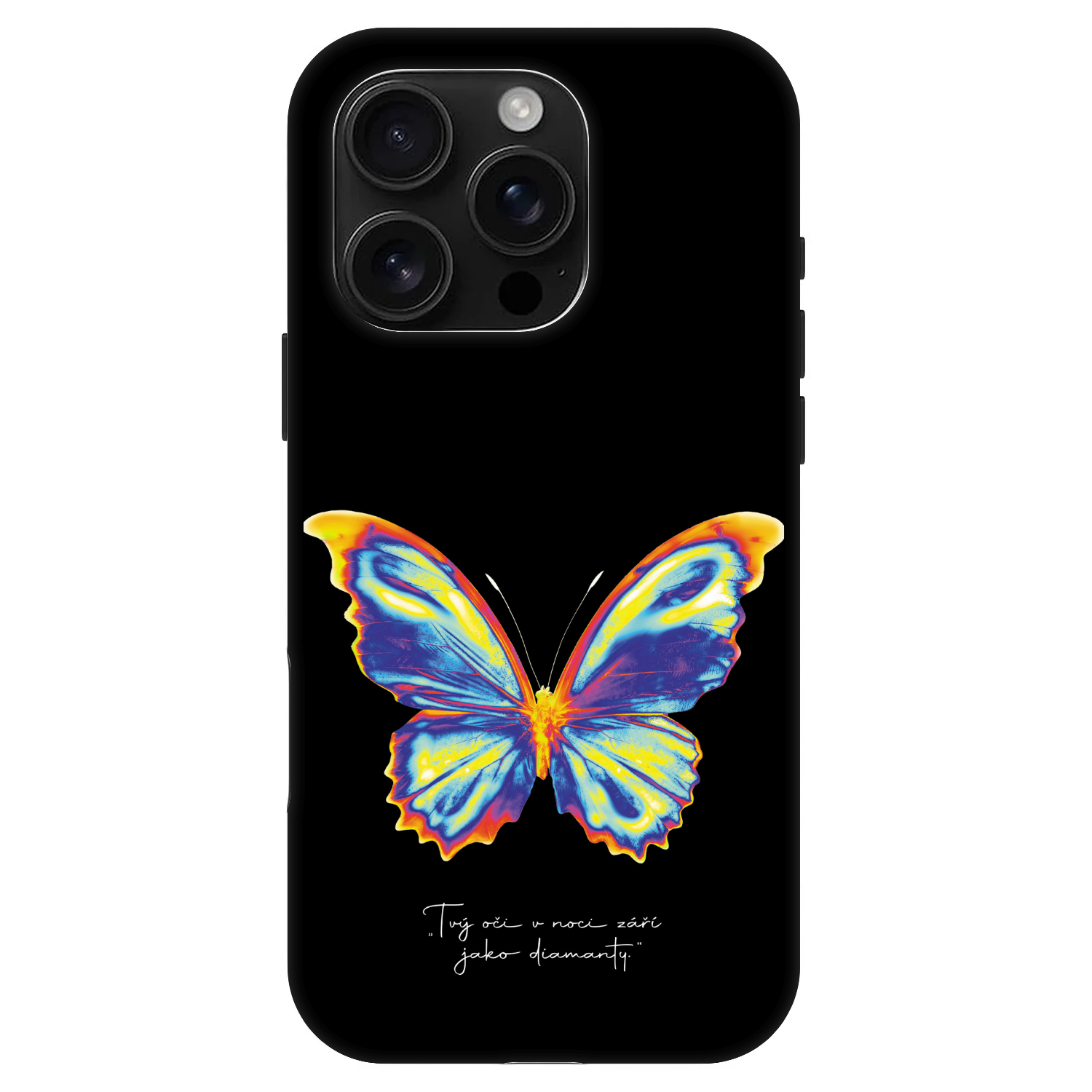 Picasee Fashion Case MagSafe für Apple iPhone 16 Pro - Diamanty Black