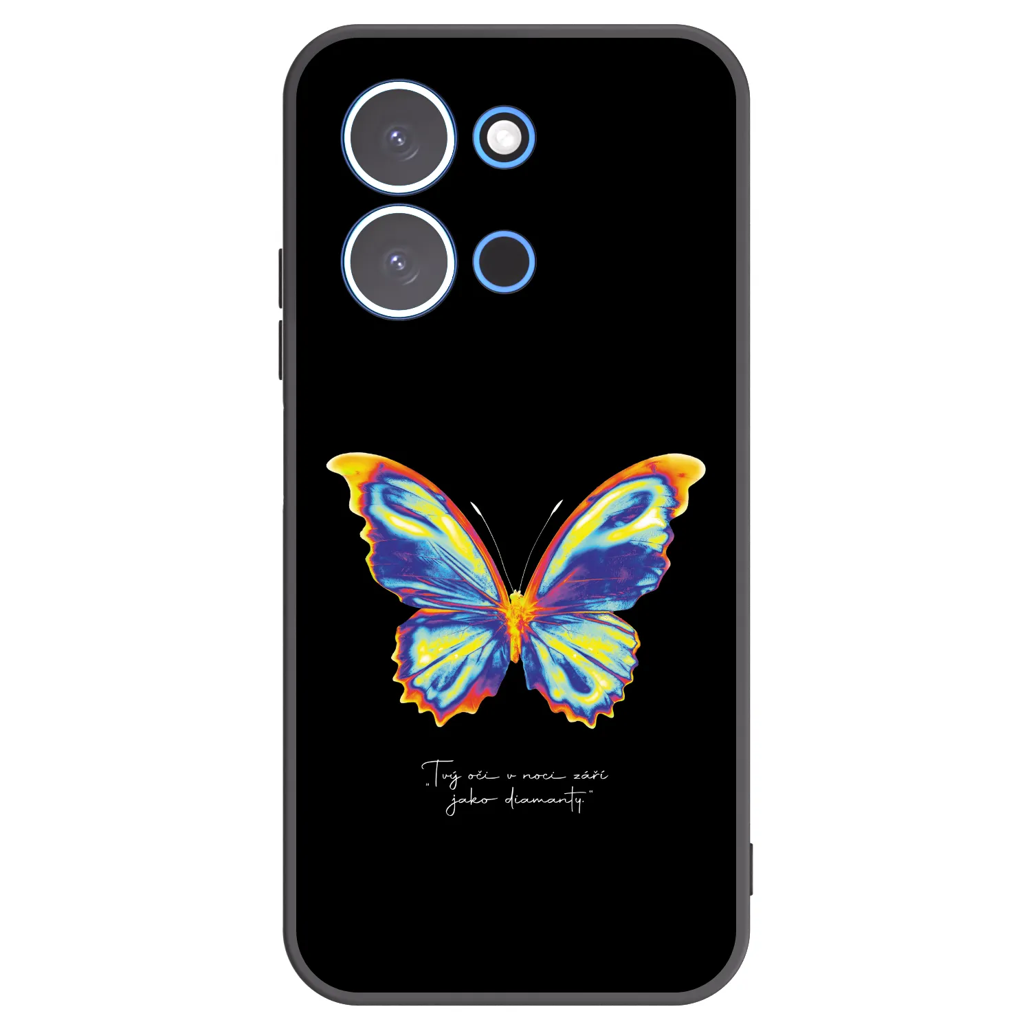 Picasee Xiaomi Redmi 15C 4G Hülle - Schwarzes Silikon - Diamanty Black