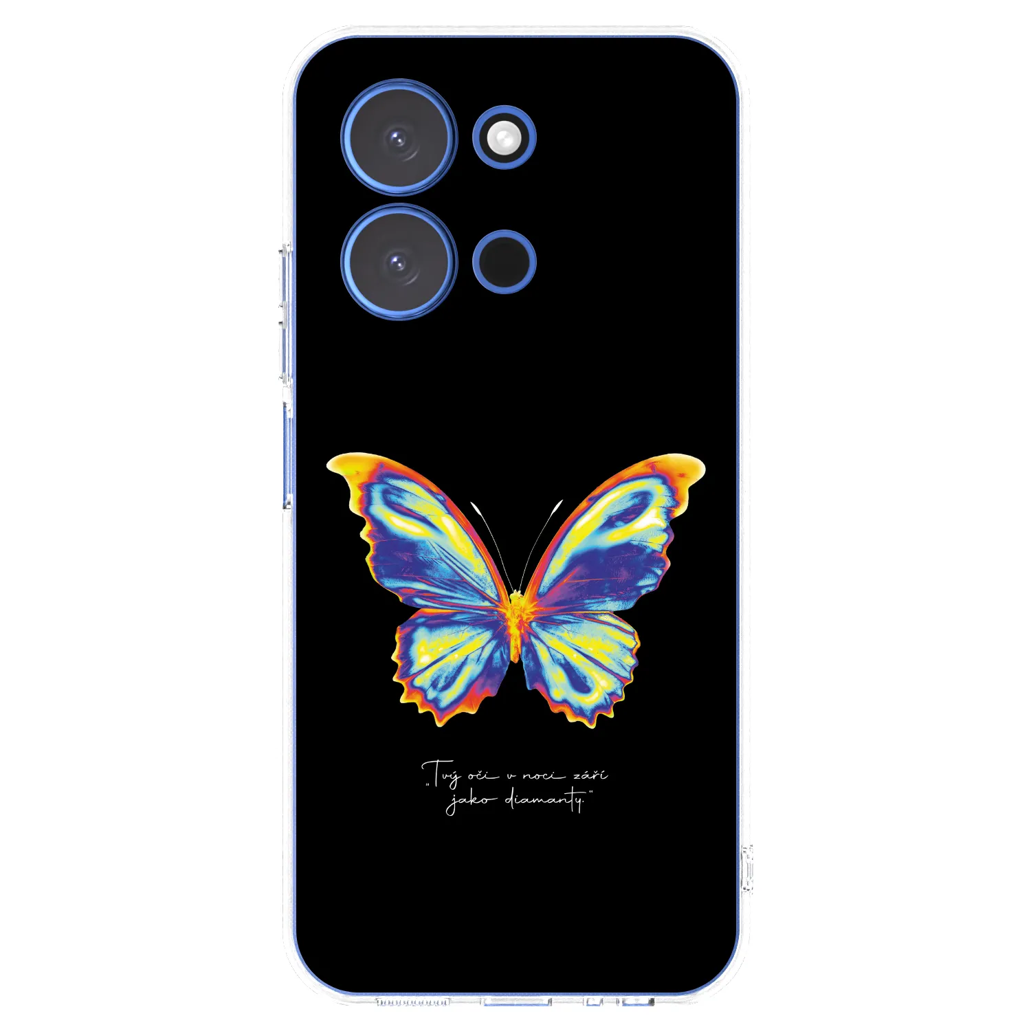 Picasee Xiaomi Redmi 15C 4G Hülle - Transparentes Silikon - Diamanty Black
