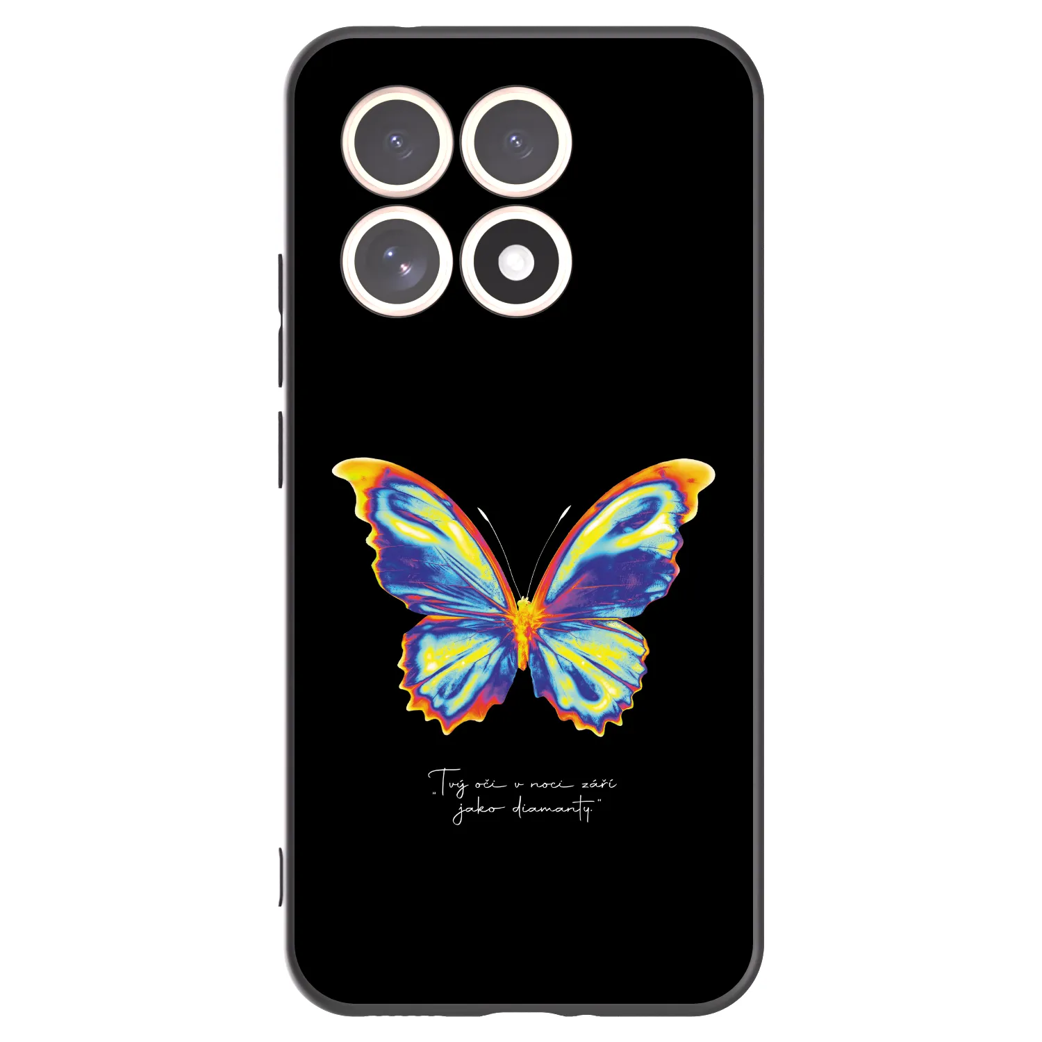 Picasee Xiaomi 15T Hülle - Schwarzes Silikon - Diamanty Black
