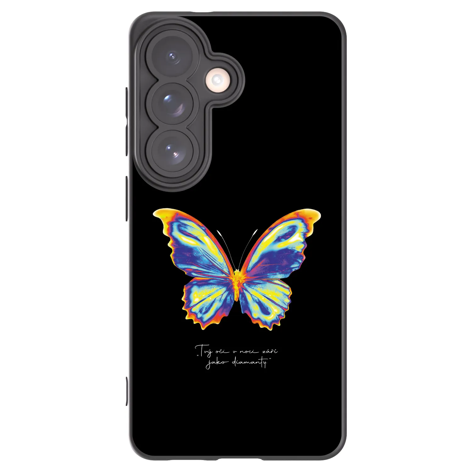 Picasee Samsung Galaxy S26 Hülle - Schwarzes Silikon - Diamanty Black