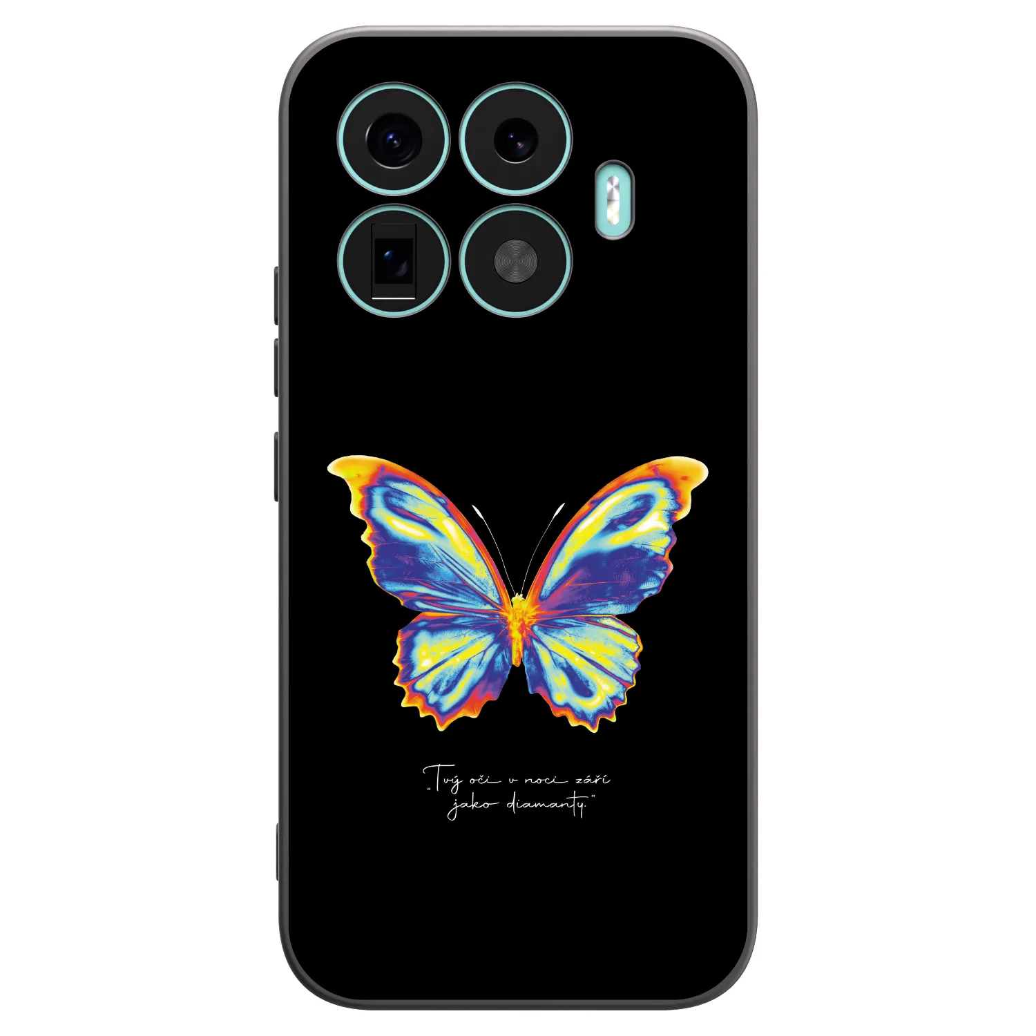 Picasee Xiaomi 17T Hülle - Schwarzes Silikon - Diamanty Black
