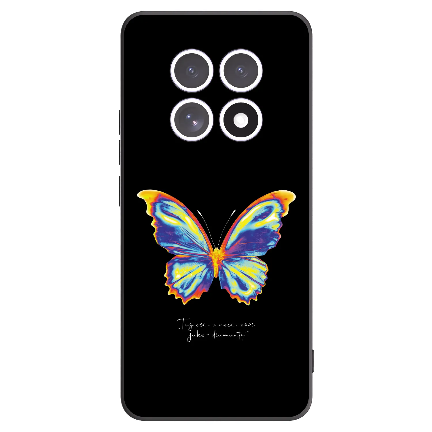 Picasee Xiaomi Redmi Note 15 5G Hülle - Schwarzes Silikon - Diamanty Black