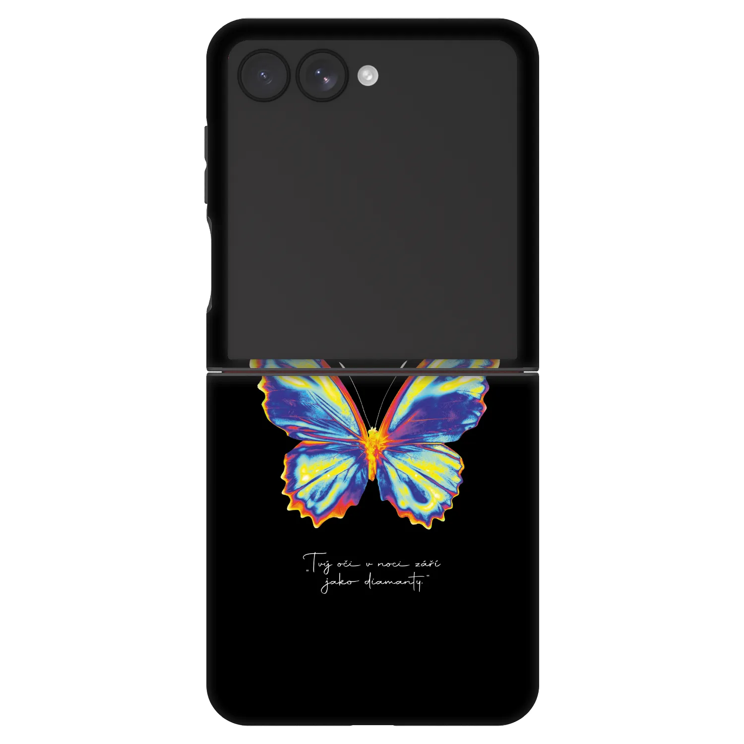Picasee Fashion Case für Samsung Galaxy Z Flip7 5G - Diamanty Black